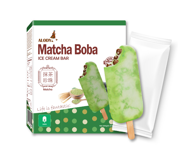 ALODY Matcha Boba Ice cream bar 5