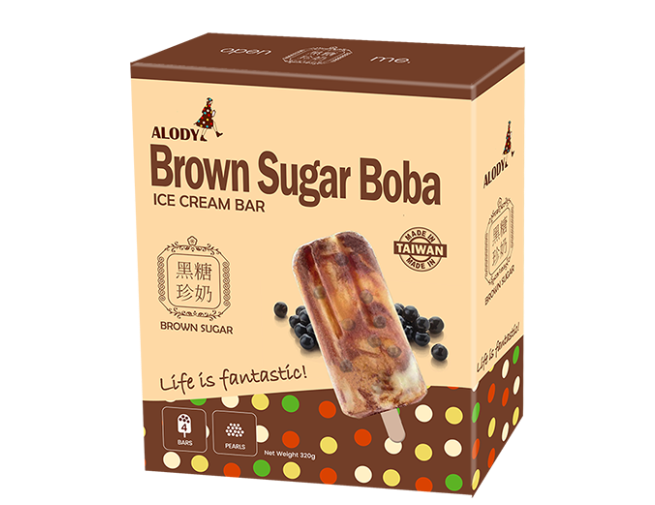 ALODY Brown Sugar Boba Ice cream bar 1