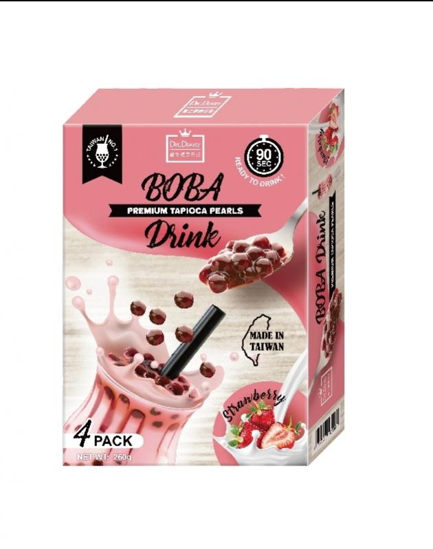 Premium Tapioca Pearls - Strawberry Flavor